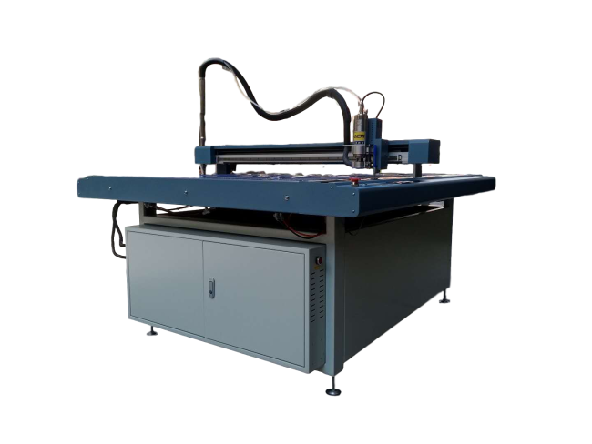 Cutting machine close-up detail