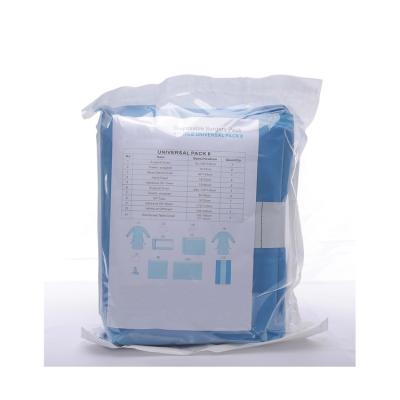 China Disposable Sterile Surgical Drape Universal Drape Pack CE ISO for sale