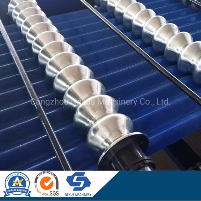 836 Iron Steel Corrugated Roof Sheet Roll Forming Machine with 1000mm Coil Width