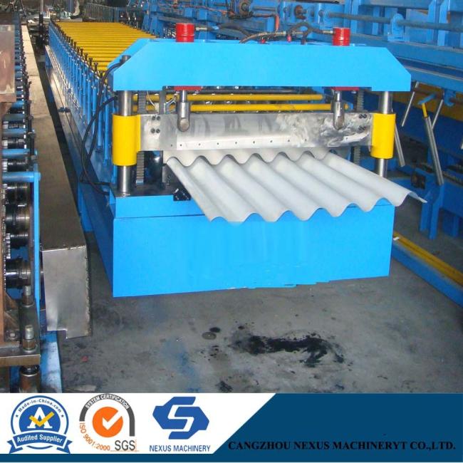 780 Big Wave Zinc Corrugated Roofing Sheet Roll Forming Equipment