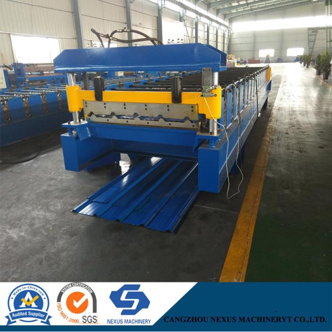Prepainted Galvanized Steel Building Machine for Making Color Steel Roof Sheet Metal Glazed Roofing Tile