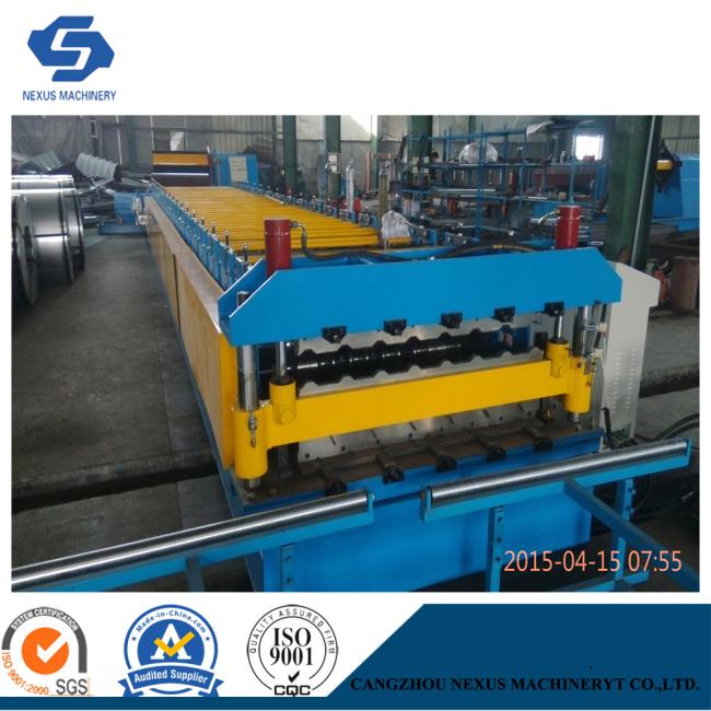 Roof and Wall Roll Former Trapzoidal Roof Panel Roll Forming Machine