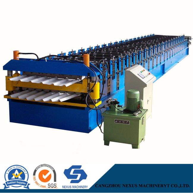Roof and Wall Roll Former Trapzoidal Roof Panel Roll Forming Machine
