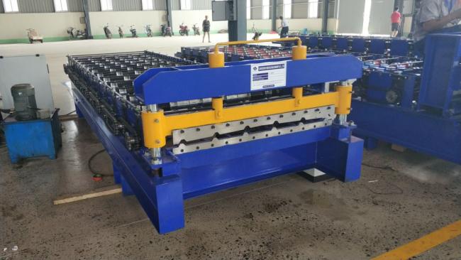 Hc17 Automatic Color Steel Wall Panel Roof Tile Cold Roll Forming Machinery Production Line