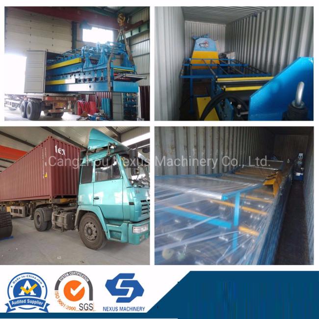 Ibr Roofing Sheet Roll Forming Machine for Processing Galvanized Steel Exported to South Africa