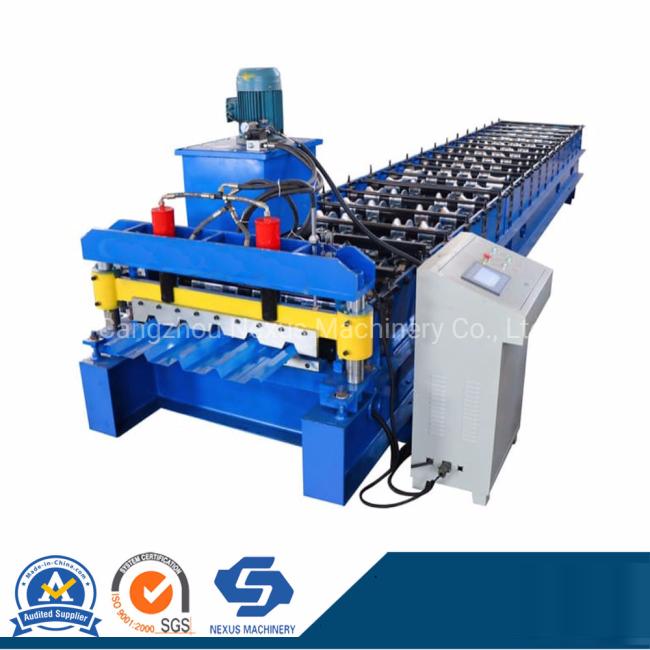 Ibr Roofing Sheet Roll Forming Machine for Processing Galvanized Steel Exported to South Africa