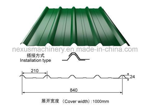 Hc18 Automatic Galvanized Steel Wall Panel Steel Sheet Roll Forming Machine