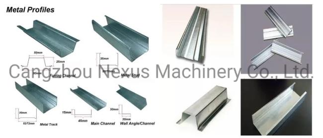 Galvanized Drywall Used Omega Profile Light Gauge Steel Framing Cold Roll Forming Machine