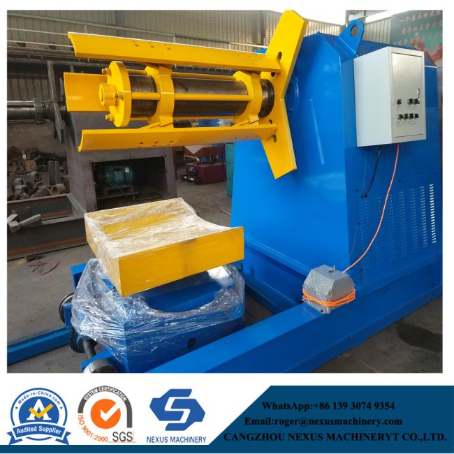 Metal Sheet Coil Decoiler for Cold Roll Forming Mill