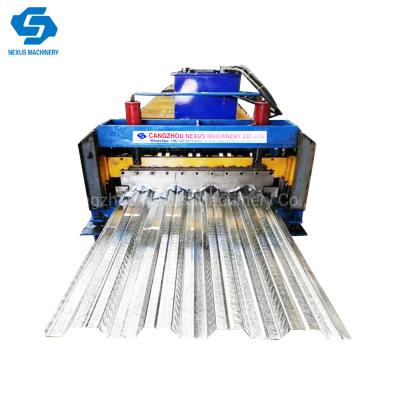China Structure Building Metal Floor Deck Cold Rolling Machine for sale