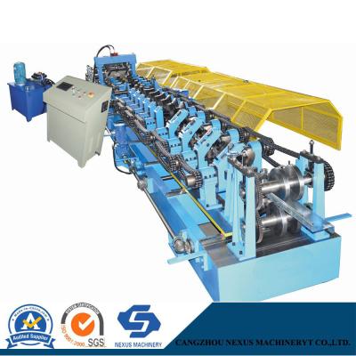 China Automatic Steel Tile Making Machine Type Galvanized Steel C Z Purlin Roll Forming Machine for sale