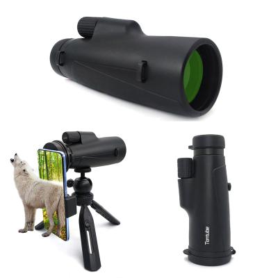 China Mobile Phone Monocular Telescope 12x55 Bird Watching For Phone Camera for sale