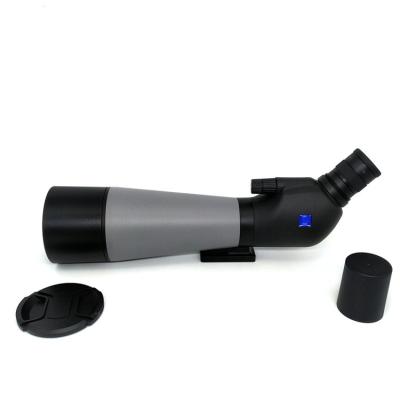 China Target Shooting 20-60x80 Spotting Scope BAK4 Angled With Tripod , Carrying Bag for sale