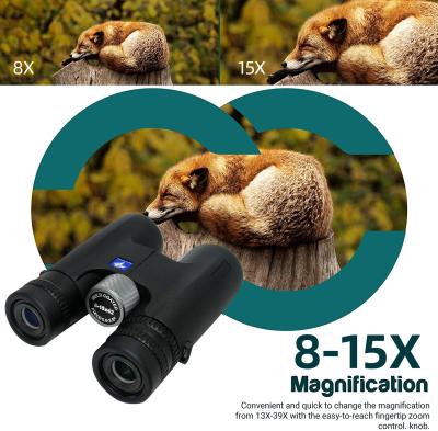China Adults Travel 8-15X42 Zoom Binoculars Telescope Compact With BAK4 Prism FMC Lens for sale