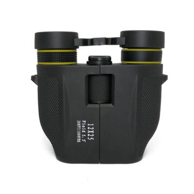 China High Resolution Images Long Eye Relief Binoculars 12x25 For Star Gazing Bird Watching for sale