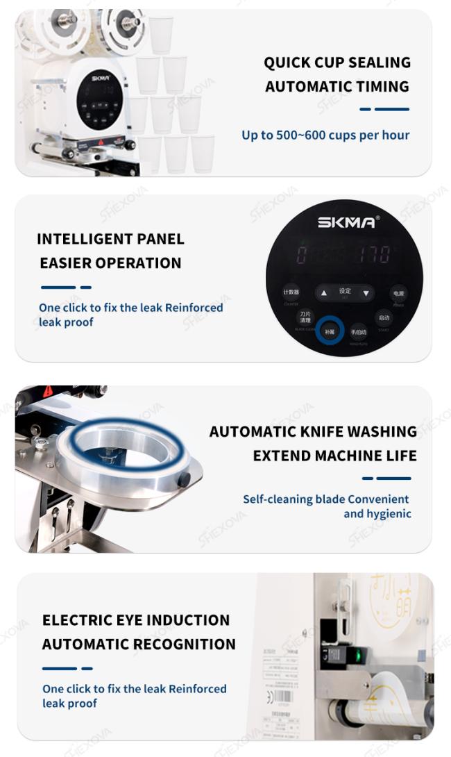 Machine control panel and adjustment features