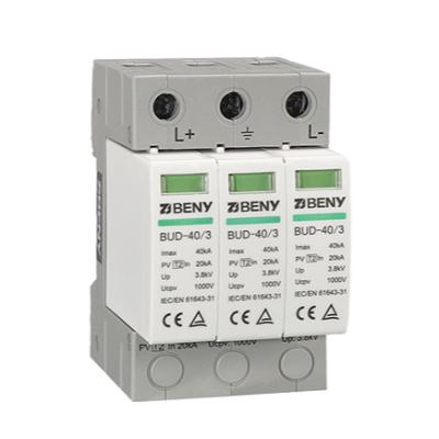 China Miniature DC Surge Protection Device SPD 1000V Type 2 SPD For Solar PV for sale