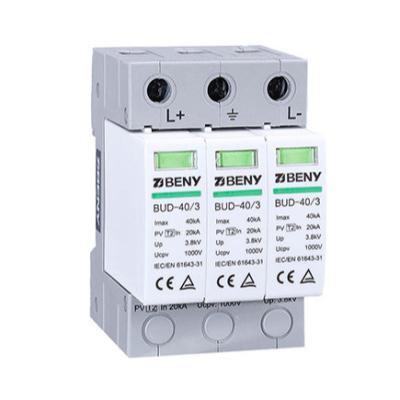 China Low Voltage Surge Protection Device SPD 1000V Type 2 DC SPD For Solar PV for sale