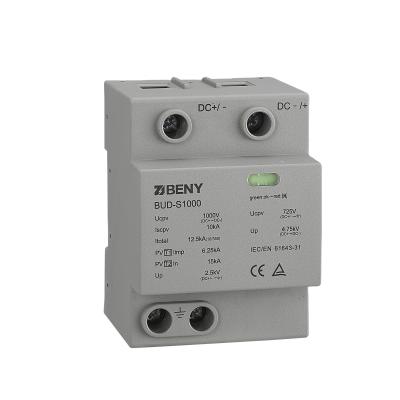 China Safety DC Surge Protection Device SPD IEC 1000V Remote Signal Contact for sale