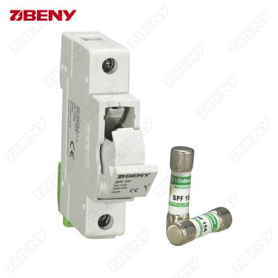 China 10 * 38mm Solar PV Fuse Holder 1000V Thermal Safety Protection for sale