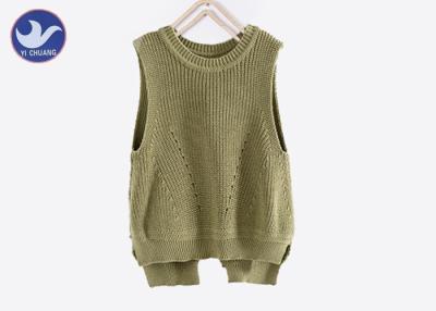 China Parte traseira de Pointelle da veste de Sleevesless da camiseta de turquesa das meninas do algodão aberta com nó da borboleta à venda