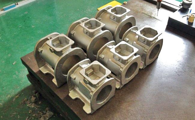 Food machine motor investment casting