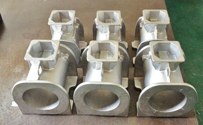 Pump motor stator housing casting