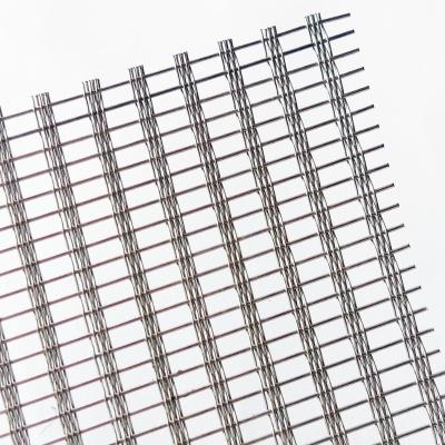 China Wire 0.2mm Mesh Glass Laminated Metal Fabrics For Laminated Glass Applications for sale