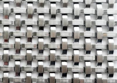 China Stainless Steel Decorative Metal Mesh Wall Cladding For Architectural Woven Wire Mesh for sale