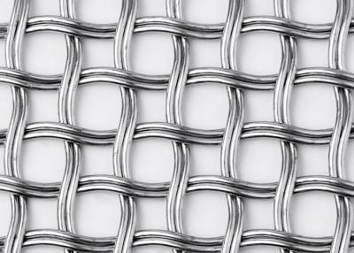China Malla de alambre de acero inoxidable de Mesh Screen For Architectural Woven del metal de la armadura llana en venta