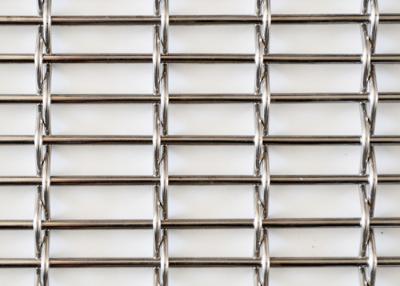 China Decoração frisada de Mesh Weave Metal Stainless Steel do fio para a rede de arame tecida arquitetónica à venda