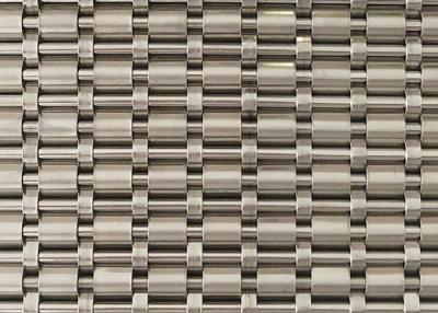 China 4m Free Oil Woven Wire Mesh Panels Fireproof Elevator Door Cladding for sale