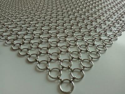 Китай Занавес ISO9000 сетки кольца металла SHUOLONG PVD для стены раздела продается