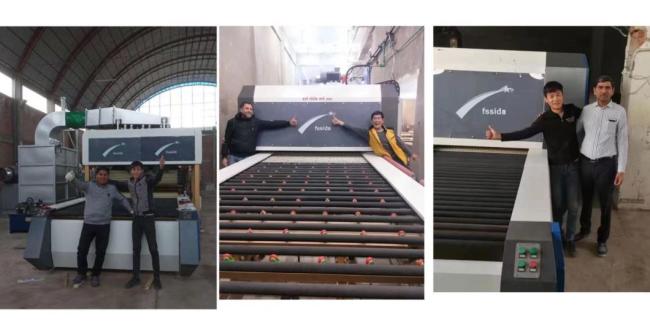Sandblasted Shower Glass Making Automatic Horizontal Glass Sandblasting Machine