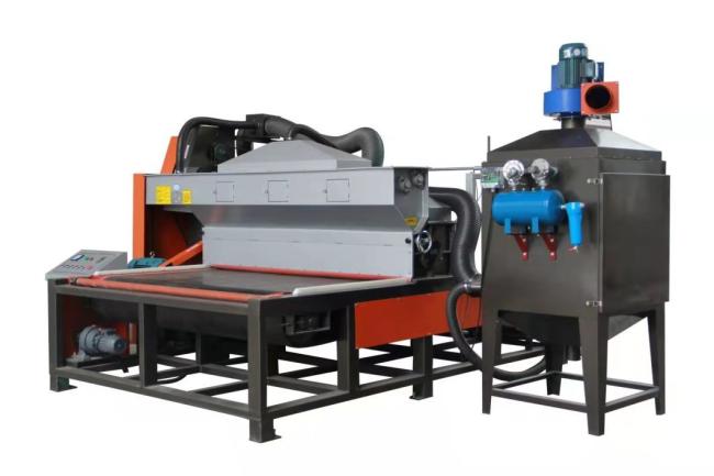 Horizontal Glass Sandblasting Engraving Machine for Washing Edging Tempering Glass