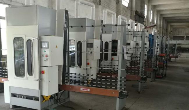 Automatic Glass Sandblasting Machine Used in Making Sandblast Toughed Glass