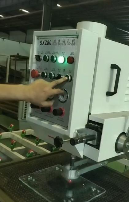 Foshan Star Professional Factory PLC Programming Flat Glass Drilling Machine
