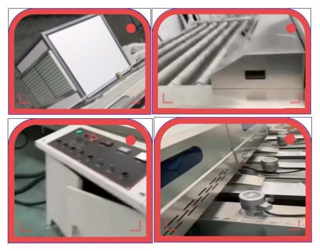 Horizontal Glass Washer Machine Used on Drying and Washing Tempered Glass