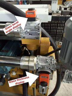 Glass Linear Bevel Edge Grinding Machine (10 grinding heads) / This Machine Is Simple and Easy to Operate / Stable Performance / High Processing Efficiency