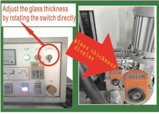 Automatic Glass Straight Line Edging Beveling Grinding Machine with 9 Spindles