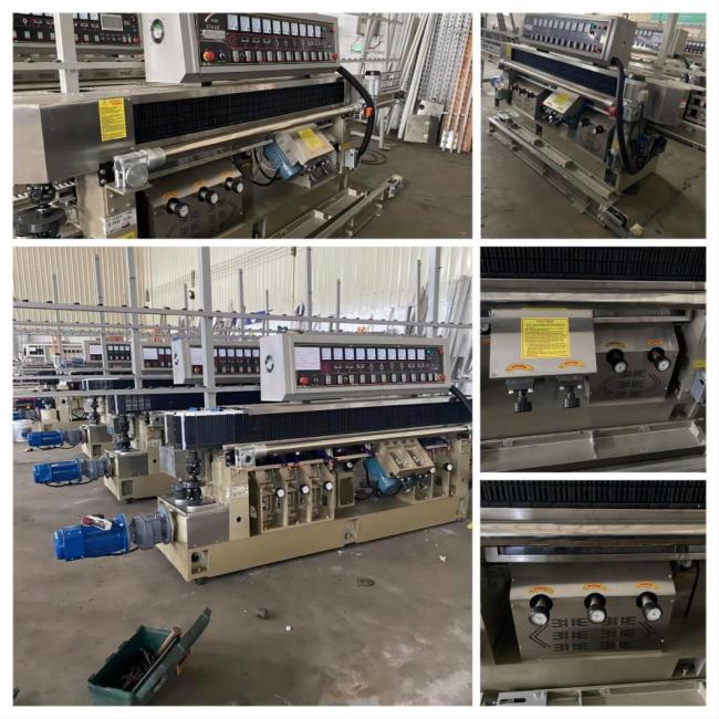 New Design 9 Motors and 4 Layer Waterproof Brush Digital Display Glass Thickness Straight Line Edging Machine with Very Good Price