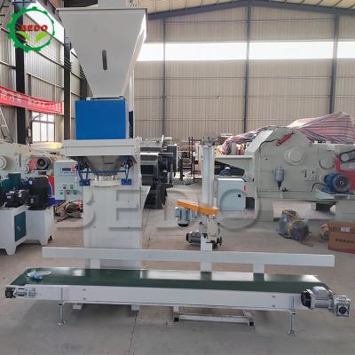 China Biomass Pellet Packing Machine High Power 60Hz 2.2KW PLC Control System for sale