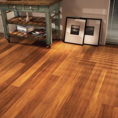 China 12mm Solid Wood Laminate Bamboo Flooring for Above Grade/Wood Subfloor Installation for sale
