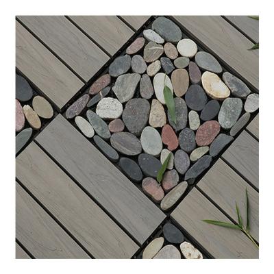 China Pavimento exterior personalizado de azulejos de pedra de mármore com plataforma de compensado e moldura de alumínio à venda