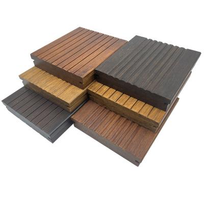 China OEM Deck Bamboo Carbonized Bamboo Fiber Outdoor Flooring for sale