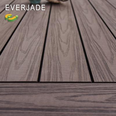 China Outdoor Space With Everjade Cool Temp Piso Y Muro Deseing B 1 PVC Decking for sale