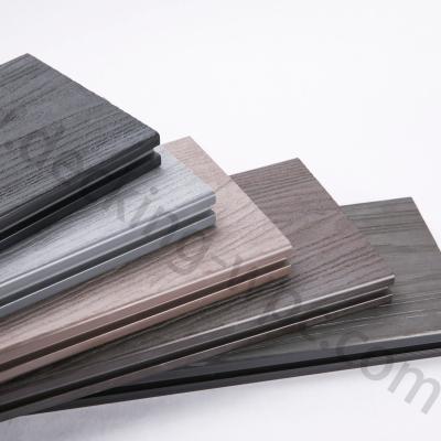 China IPE 3D Deep Embossed Composite WPC Decking For Composite Decking for sale