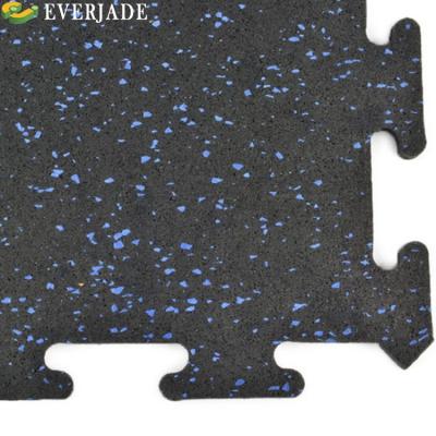China Customized Colors Fitness Interlock Floor Mat Total Solution for Interlock Gym Floor for sale