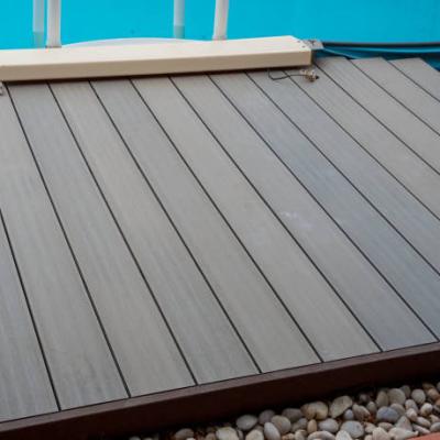 China OEM Recyclable WPC 3D Embossed Decking For Sustainable Garden for sale
