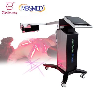 China Low Intensity Cold Laser Therapy Machine 405nm 635nm 10pcs Diodes LuxMaster Physio LLLT Laser for sale